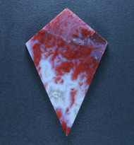 Dramatic designer cabochon of Bullion Plume Agate  #21668