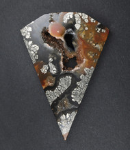 Big Beautiful Indo Marcasite in Agate Designer Cabochon   #21697