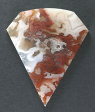 Gorgeous Horse Canyon Tube Designer Cabochon-Red+ White  #21704