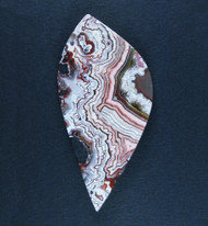 Big Beautiful Crazy lace Agate Cabochon- Red, Pink and White  #21706
