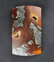 Beautiful Indonesian Marcasite in Agate Designer Cabochon   #21707