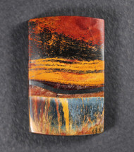 Dramatic Marra Mamba  Cabochon -  Rare Cobalt Blue w Red   #21722