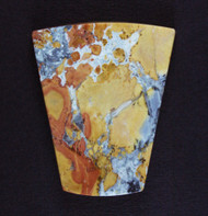 Colorful Malignano Brecciated Jasper Cabochon    #21738