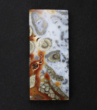 Indonesian Marcasite Tube Agate Designer Cabochon   #21745