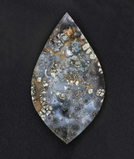 Gorgeous Cabochon of Indo Marcasite in Agate  #21753