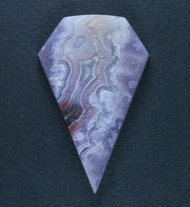 Intricate Purple and Pink Aztec Lace Agate Designer Cabochon  #21755