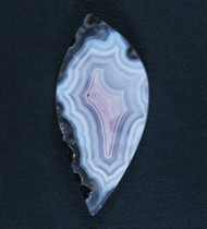Top Shelf Laguna Agate Cabochon- Red, Pink and White   #21757