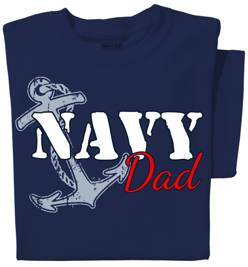 Military Proud Navy Dad Polo Shirt
