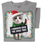 I knocked over the xmas tree T-shirt | Funny Cat T-shirt