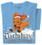 Dachshund through the Snow T-shirt | Santa Dog Tee