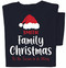 Tis the Season Personalized Christmas Santa Hat T-shirt