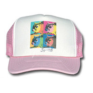 SqWarhol Pink Trucker Hat | Squirrel Hat