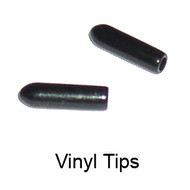 Vinyl tips | Watch video below to see how they attach.