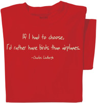 Rather have birds than airplanes T-shirt | Nature Tee