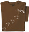 Squirrel Tracks T-shirt |Brown Tee | Funny Squirrel Tee