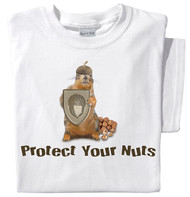 Protect Your Nuts T-shirt | Funny Squirrel T-shirt