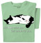 Ask Not Cat T-shirt (green)