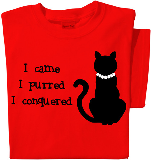 red cat shirt