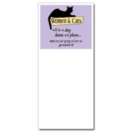 Women & Cats Notepad