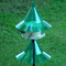 Emerald green SkyCafe bird feeder and squirrel-away pole mount baffle kit
American Made Bird Feeder