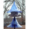 Sapphire blue SkyCafe bird feeder and squirrel-away pole mount baffle kit
American Made Bird Feeder