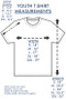 Youth T-shirt Sizing Chart