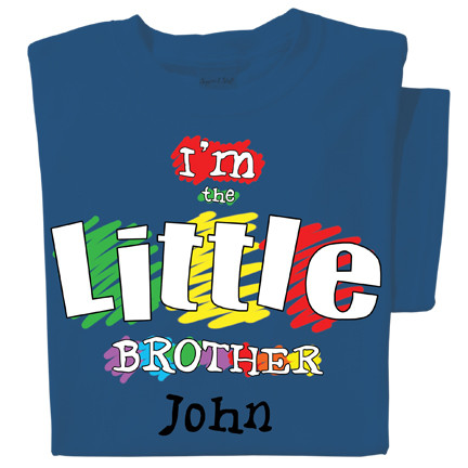 Little Brother Personalized Youth T-shirt