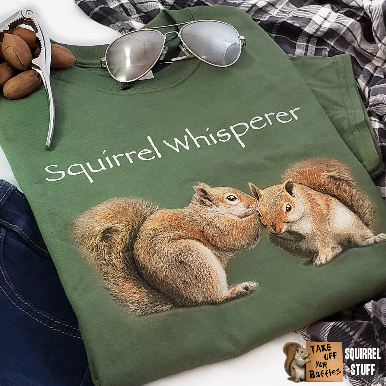 Squirrel Whisperer Tshirt Funny Squirrel Tees