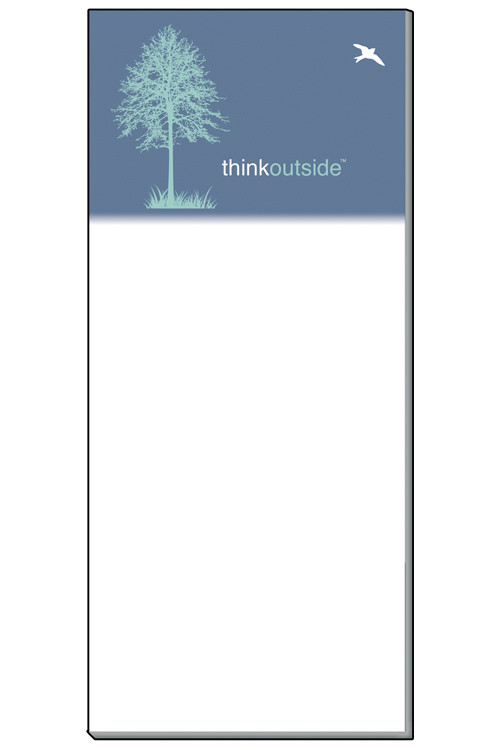 Think Outside Tree Notepad | 50 Sheets | Magnetic