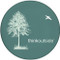 Think Outside Tree Sandstone Ceramic Coaster | Front