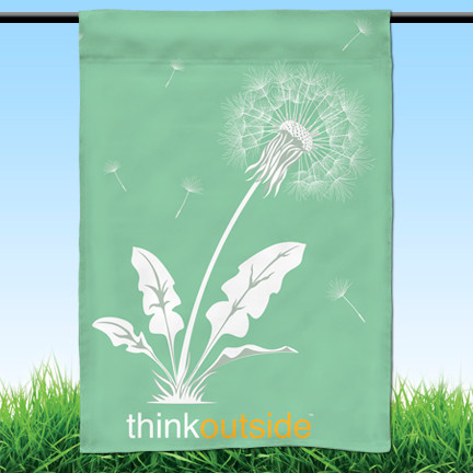 ThinkOutside Dandelion Garden Flag