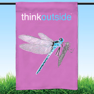 ThinkOutside Dragonfly Garden Flag