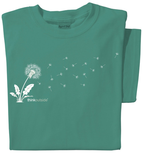 Pure Cotton Dandelion Ladies T-shirt | ThinkOutside