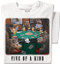 Poker Squirrels T-shirt | Funny Squirrel T-shirt | White Tee