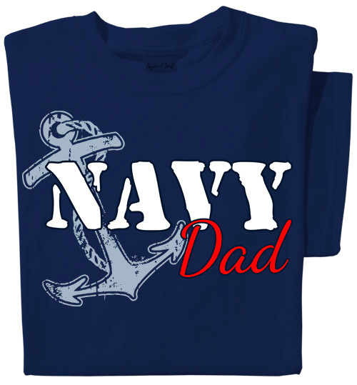 Navy Dad T-shirt | Navy Blue Tee