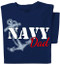 Navy Dad T-shirt | Navy Blue Tee