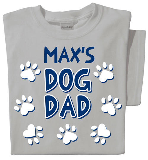 Dog Dad Personalized Tshirt