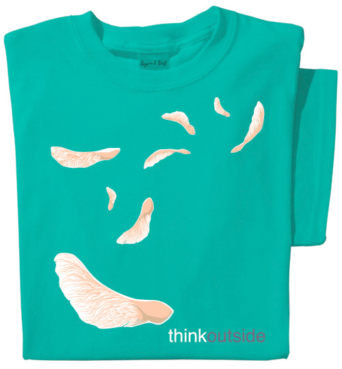 Organic Cotton Maple Seeds Ladies T-shirt | ThinkOutside