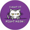 I want it Right Meow Sandstone Ceramic Coaster | Funny Cat Coaster