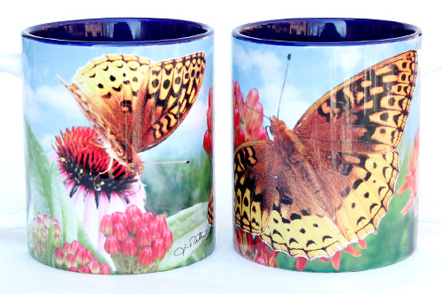 Fritillary Butterfly Mug | Ceramic 11 oz. | Jim Rathert Photography