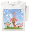 Feed the Flamingo T-shirt | Funny Squirrel T-shirt | White Tee