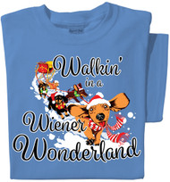 Walkin' in a Wiener Wonderland | Dachshund T-shirt