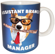 Assistant Branch Manager Corgi Mug | Funny Dog Mug