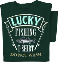 Lucky Fishing T-shirt: Do Not Wash