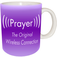 Prayer, the original wireless connection | Inspirational Mug
