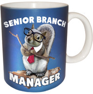 Senior Branch Manager Corgi Mug | Funny Squirrel Mug