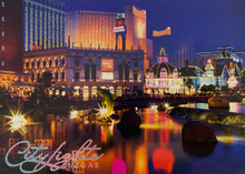 Las Vegas Strip City Lights Postcard 12804039