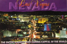 Las Vegas Postcard 4" x 6" Las Vegas Strip