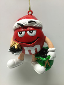 M&M Candy Red Holiday Tree Ornament 