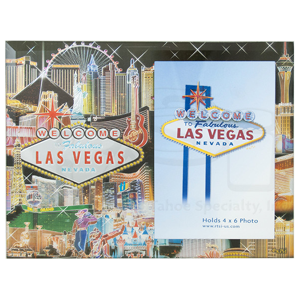 Las Vegas Collage Foil Picture Frame Direct Order Center